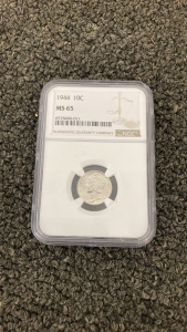 1944 PCGS MS65 Mercury Dime