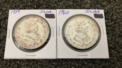 1959-60 Silver Un Pesos