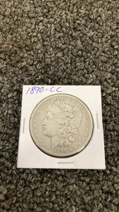 1890-CC Morgan Dollar
