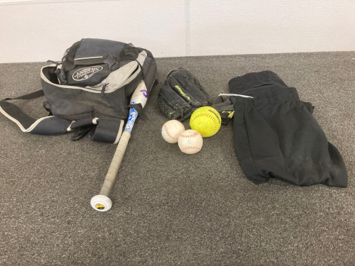 Bag Of Baseball Gear