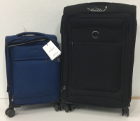 (1) Delsey Paris Lockable 32” x 19” x 10” Luggage Bag With Wheels (1) Ricardo Beverly Hills 24” x 14” x 6” Lightweight Carry On Bag With Wheels