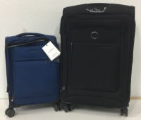 (1) Delsey Paris Lockable 32” x 19” x 10” Luggage Bag With Wheels (1) Ricardo Beverly Hills 24” x 14” x 6” Lightweight Carry On Bag With Wheels