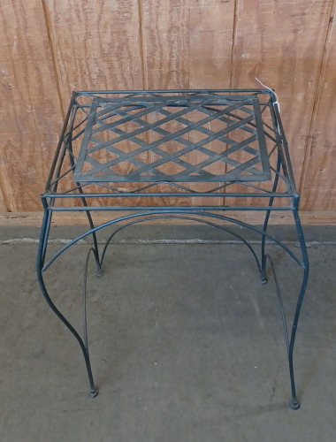 Metal Patio End Table