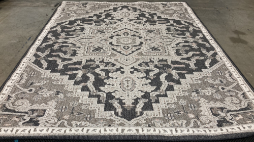 7’10” x 10’ Gray Indoor/Outdoor Area Rug