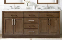 Ove Alonso 72” Almond Latte Bathroom Vanity