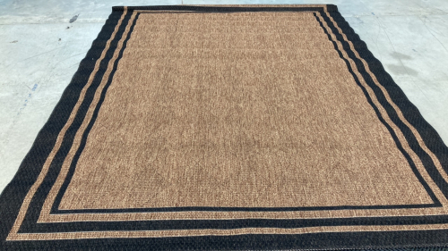 7’10” x 10’ Brown Indoor/Outdoor Area Rug