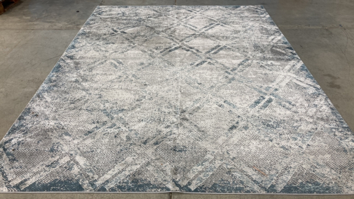 7&rsquo;10&rdquo; x 10&rsquo; Blue/Gray Area Rug