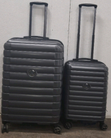 2PC Delsey Hard Case Suit Case Set