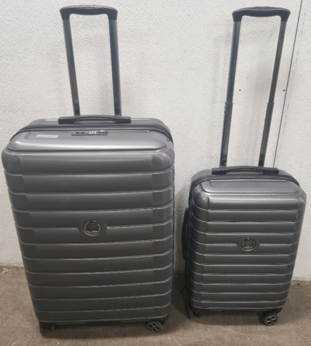 2pc Delsey Pairs Hard Case Suit Case Set