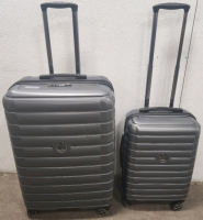 2pc Delsey Pairs Hard Case Suit Case Set