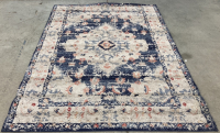 5’3” x 7” Blue Traditional Area Rug