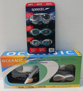 Oceanic Snorkeling Set And Speedo Goggles