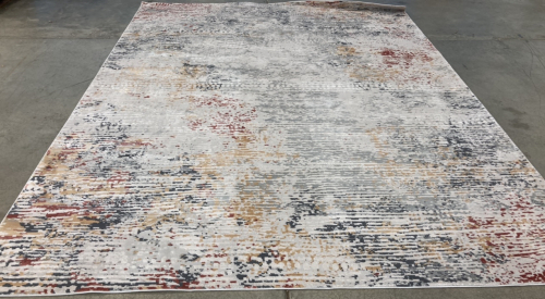 7&rsquo;10&rdquo; x 10&rsquo; Gray/Multicolor Area Rug