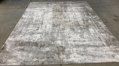 7&rsquo;10&rdquo; x 10&rsquo; Gray/White Area Rug