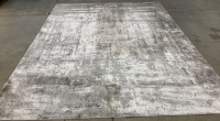 7’10” x 10’ Gray/White Area Rug