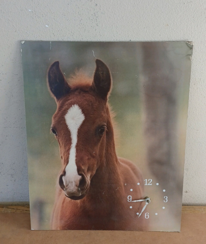 Decorative Horse Clock