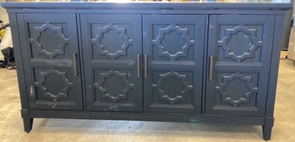 Blue Accent Cabinet