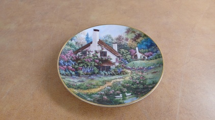 "A Cozy Glen" by Violet L. Schwenig Collectible Plate