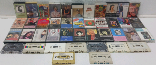 (42) Cassette Tapes Including Jimi Hendrix, Patsy Cline And Other Known Artists