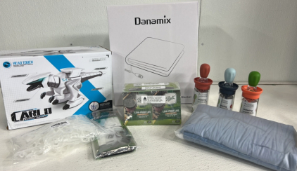 Electric Heated Blanket, Remote Cotnrol Dinosaur, Canning Lids, Shower Curtain and More!