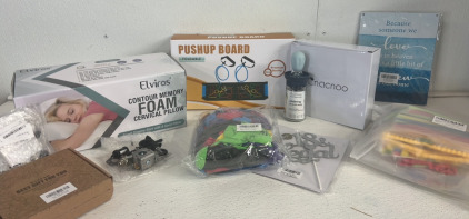 Push-up Board, Memory Foam Cervical Pillow, Party Decor/Favors and More!