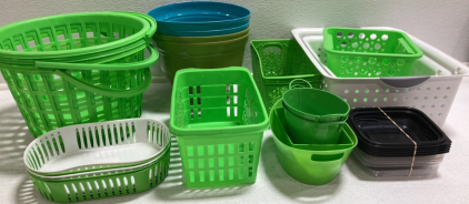 Various Plastic Storage Containers