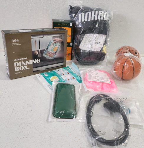 Dinning Box, Garden Hose, Mini Basketballs And More