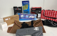 Back and Knee Brace, Canin Air Filter, Trampoline Sprinkler Hose, Wood Carrying Tote and More!