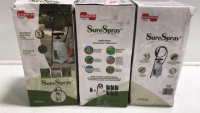 (3) SureSpray Sprayers