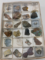 (24) Piece Rocks And Minerals Including Sheet Copper