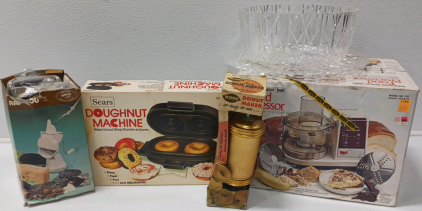 Hamilton Beach Food Processor, Doughnut Machine And Slicer