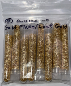 (8) Bottles Of Gold Flake/Leaf