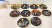 (10) The Hamilton Collection Star Trek The Next Generation Limited Edition Plates