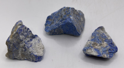 (3) Pc. 340.50ct High Quality Lapis Lazuli Gemstone Rough