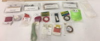 (4) Pre Made Fly Fishing Fly Tying Kits and Various Fly Tying Accessories