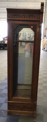 Glass Door Cabinet Hutch