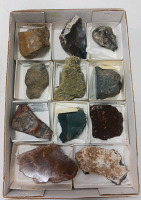 (11) Piece Rocks And Minerals Including Crazy Lace Agate
