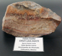 (11) Piece Rocks And Minerals Including Crazy Lace Agate - 4