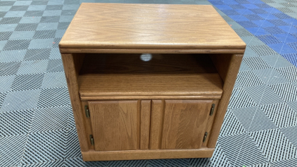 Rolling Entertainment Cabinet/Side Table