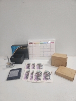 (3) Whiteboard Calender, Epoxy Resin, Fake Tattoos, Charging Base, Travel Pillow Cases And More