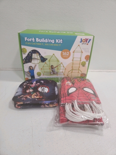 Fort Building Kit, Spider-Man Gift Bags, Anime Lunch Pale