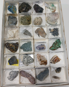 (24) Piece Rocks And Minerals Including Malachite