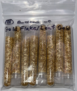 (8) Bottles Of Gold Flake/Leaf