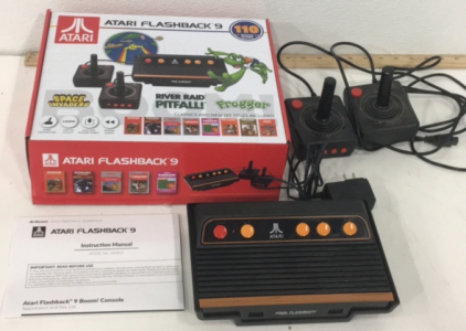 Atari Flashback 9 Game Console With (2) Controllers
