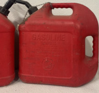 (2) Large Red Gasoline Jugs - 3