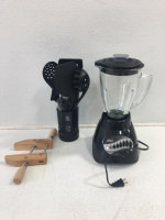 Oster Blender, Utensils With Holder, Wood Clamp