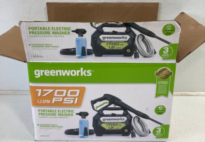 Green Works Portable Electric Pressure Washer