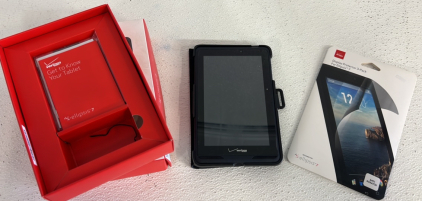 Verizon Ellipsis 7 Tablet With Case and Screen Protectors