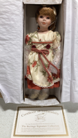 Heritage Signature Porcelain Doll, Yuletide Romance Barbie - 2