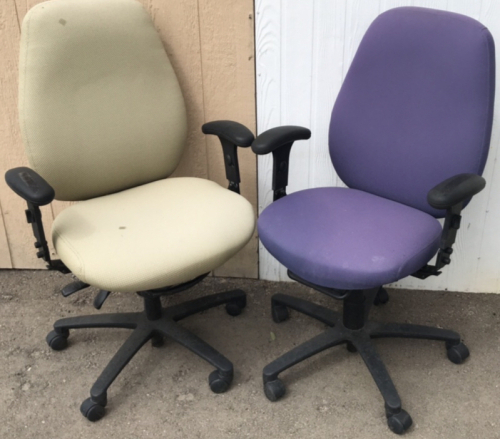 (2) Office Chairs w/ Wheels